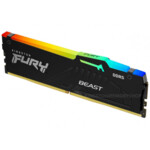 Памет Kingston FURY Beast RGB Black 32GB (2x16GB) DDR5 6000MHz CL36 KF560C36BBE2AK2-32 3 Памет Kingston FURY Beast RGB Black 32GB (2x16GB) DDR5 6000MHz CL36 KF560C36BBE2AK2-32 3