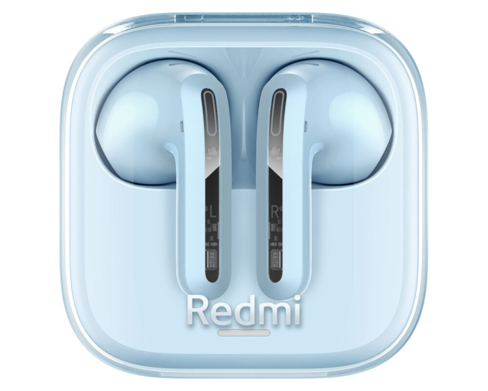 Слушалки Redmi Buds 6 Active - Transparent Blue 3