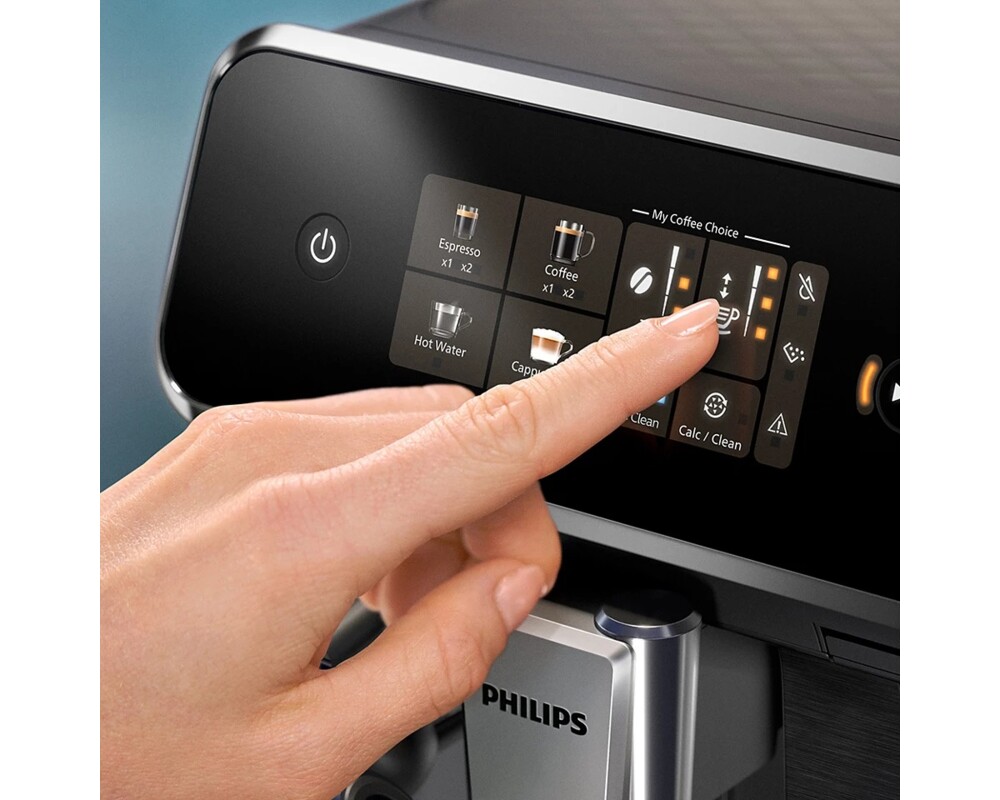 Кафемашина PHILIPS Fully automatic espresso machine 2300 series 4 beverages Intuitive touch display LatteGo 6