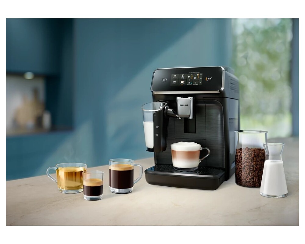 Кафемашина PHILIPS Fully automatic espresso machine 2300 series 4 beverages Intuitive touch display LatteGo 5