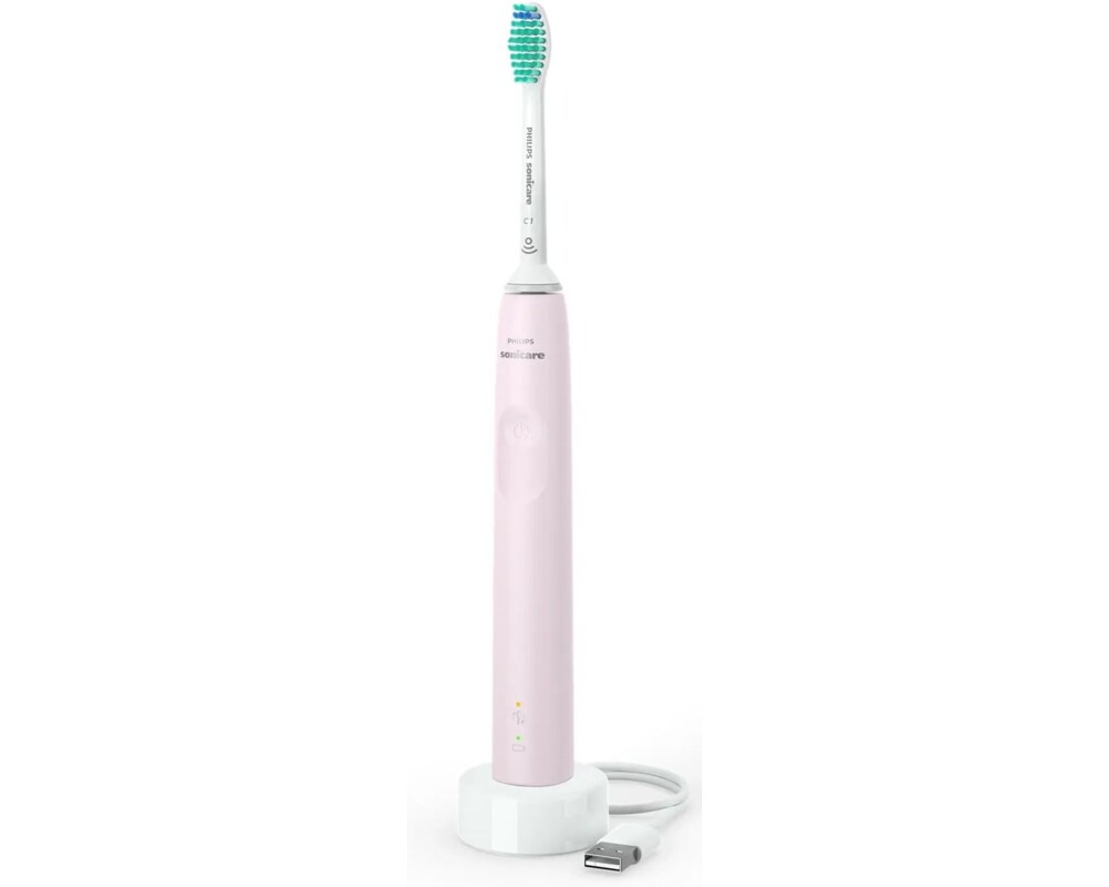 Четка за зъби PHILIPS Electric toothbrush Series 3100 Pressure sensor Slim ergonomic design pink 2 Четка за зъби PHILIPS Electric toothbrush Series 3100 Pressure sensor Slim ergonomic design pink 2