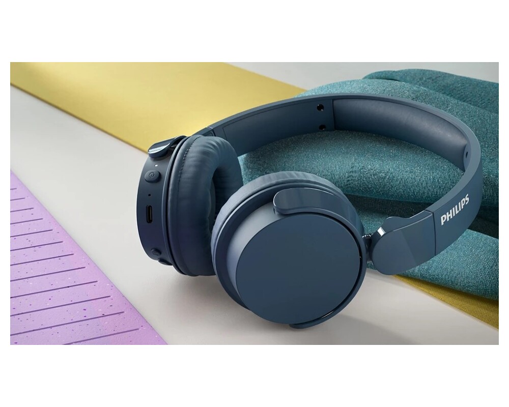 Слушалки PHILIPS Wireless On Ear Headphone with mic 32mm drivers 10