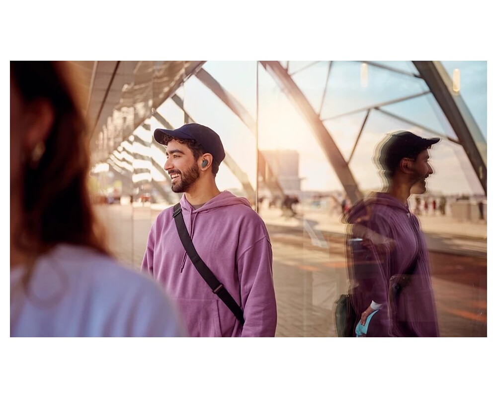 Слушалки PHILIPS True Wireless Earbuds IPX4 Make calls using a single earbud Up to 24 hours play time gray 9