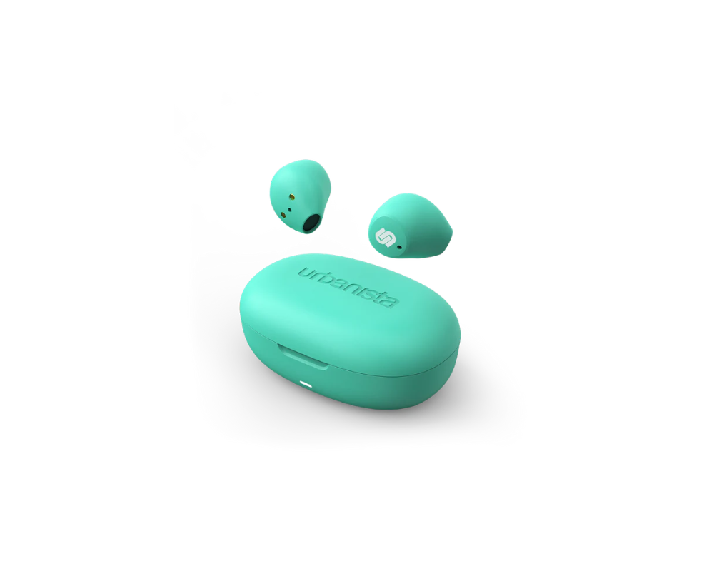 Слушалки URBANISTA LISBON Bluetooth earphones 27 hours total playtime Touch controls green 2