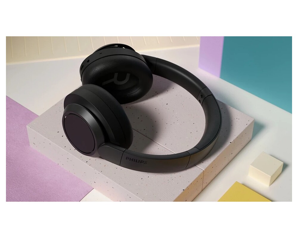 Слушалки PHILIPS Wireless On Ear Headphone with mic 40mm noise canceling Pro drivers 5