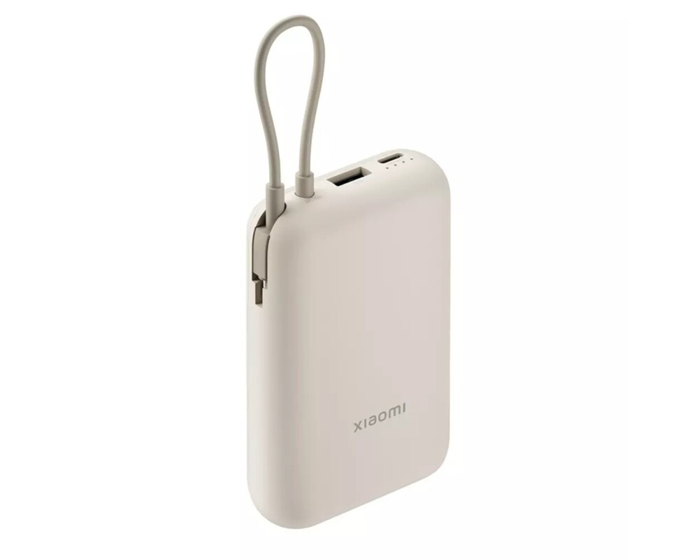 Външна батерия Xiaomi Power Bank 10000mAh (Integrated Cable) Tan GL 3