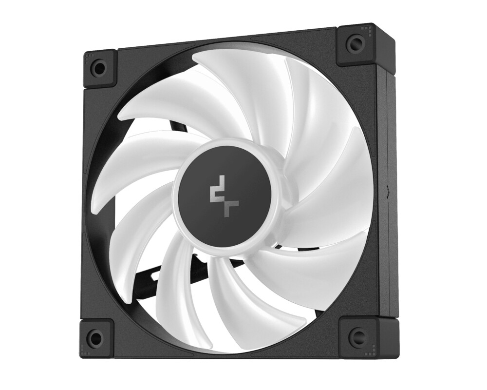Вентилатор DeepCool Комплект вентилатори Pack 3-in-1 3x120mm - FD12 Black 3