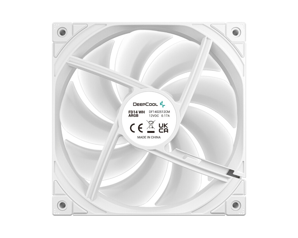 Вентилатор DeepCool 140mm - FD14 ARGB WH 6