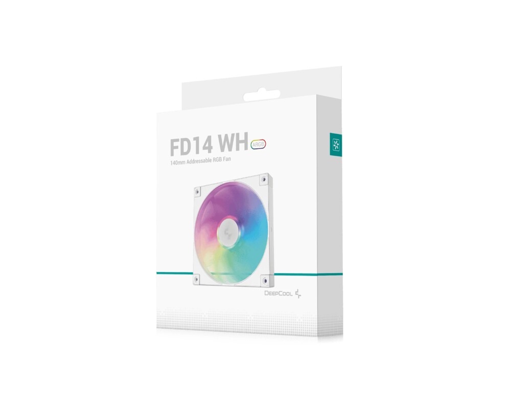 Вентилатор DeepCool 140mm - FD14 ARGB WH 11