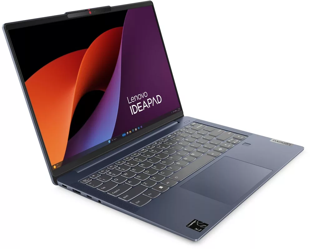 Лаптоп LENOVO IdeaPad Slim 5 Qualcomm Snapdragon X1P42100 14inch WUXGA OLED 400N P3 32GB DDR5 1TB PCIe W11H Abyss Blue 2y 3