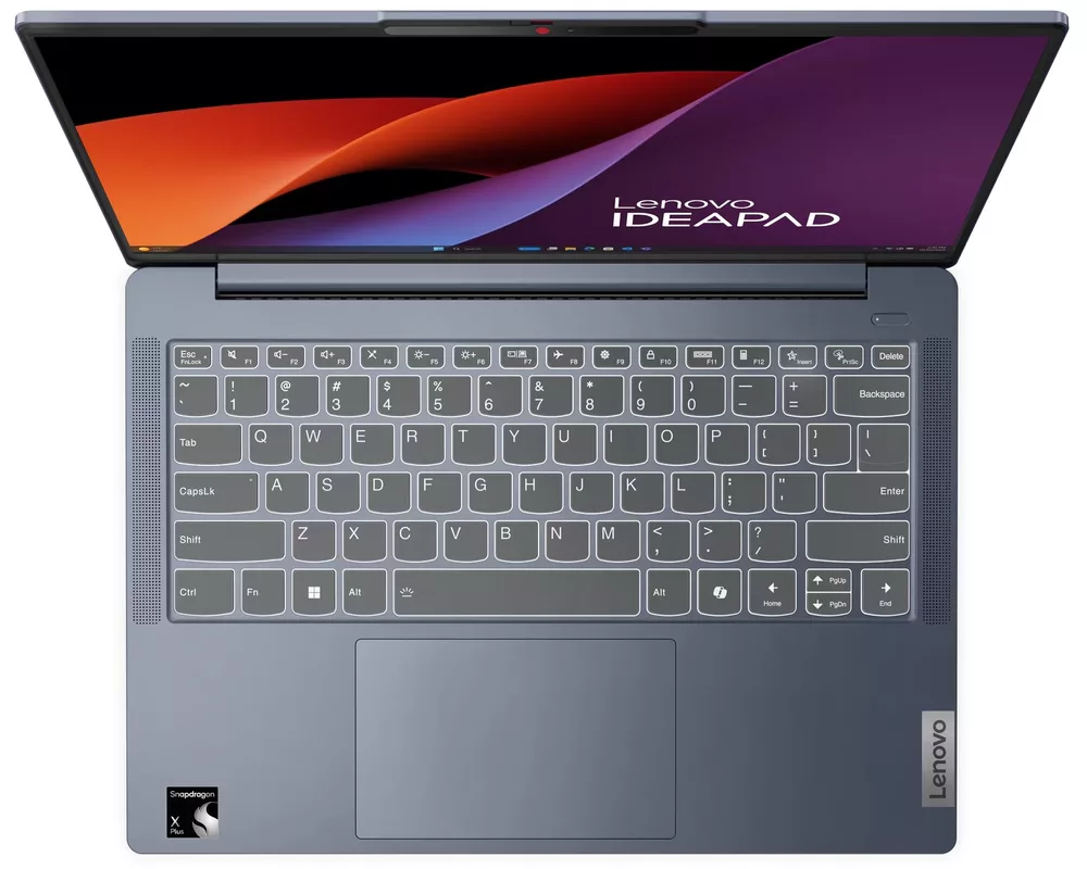 Лаптоп LENOVO IdeaPad Slim 5 Qualcomm Snapdragon X1P42100 14inch WUXGA OLED 400N P3 32GB DDR5 1TB PCIe W11H Abyss Blue 2y 5