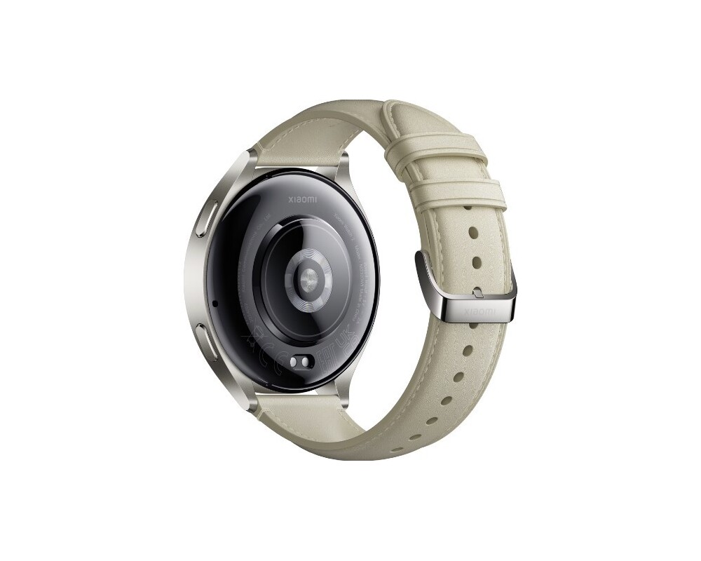 Smart часовник Xiaomi Watch 2 Titan Gray Casehite Leather Strap 2
