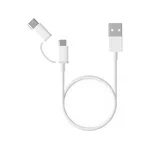 <span>Кабел</span> Xiaomi Mi 2-in-1 USB Cable (Micro USB to Type C) 100cm <span class='catalog-num-in-name'>SJV4082TY</span> - 