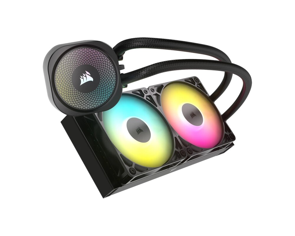 Охладител за процесор CORSAIR NAUTILUS 240 ARGB, 240mm Radiator, Liquid CPU Cooler 3