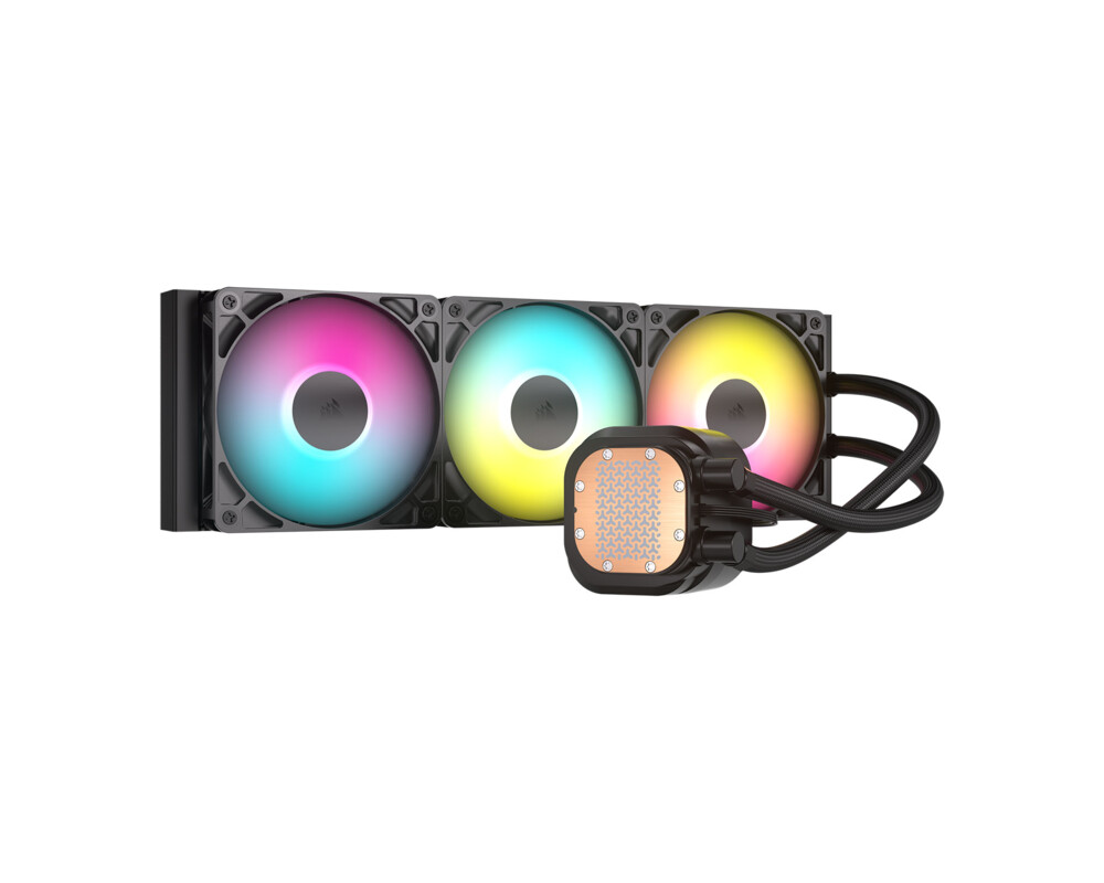 Охладител за процесор CORSAIR NAUTILUS 360 ARGB, 360mm Radiator, Liquid CPU Cooler 3