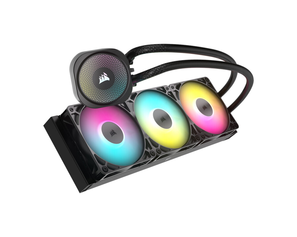 Охладител за процесор CORSAIR NAUTILUS 360 ARGB, 360mm Radiator, Liquid CPU Cooler 4