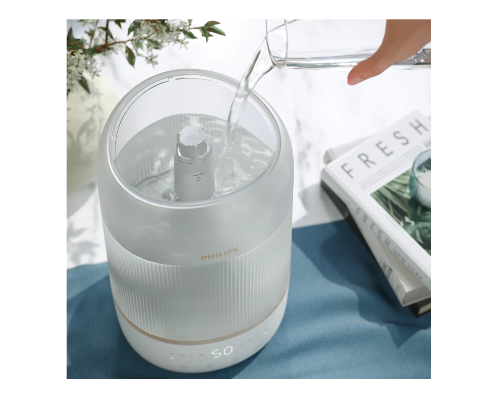 Овлажнител на въздуха PHILIPS Humidifier Series 1000 Up to 41 m2 3 settings white 12