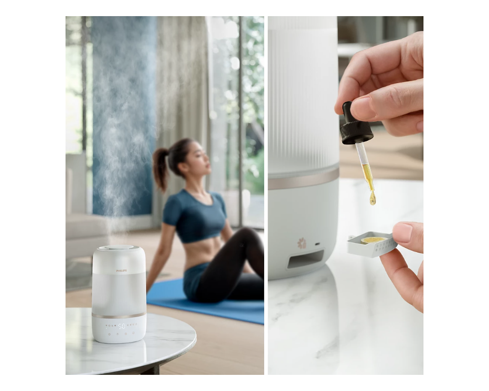 Овлажнител на въздуха PHILIPS Humidifier Series 1000 Up to 41 m2 3 settings white 8