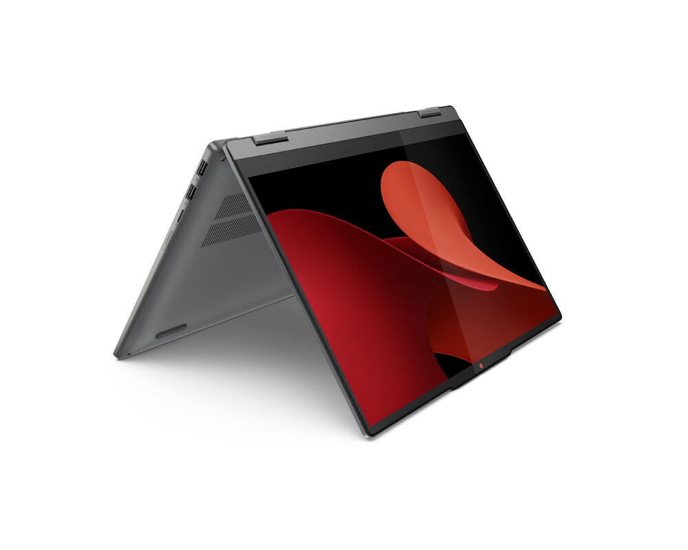 Лаптоп LENOVO IdeaPad 5 2-in-1 AMD Ryzen 7 8845HS 14inch WUXGA OLED 400N Touch 16GB DDR5 1TB PCIe W11H Luna Grey 2y + Pen 6