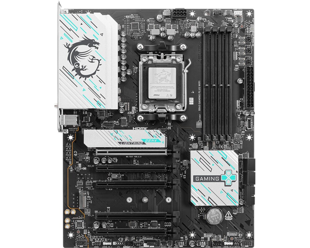 Дънна платка MSI B840 GAMING PLUS WIFI AM5 4xDDR5 ATX HDMI USB MB 2