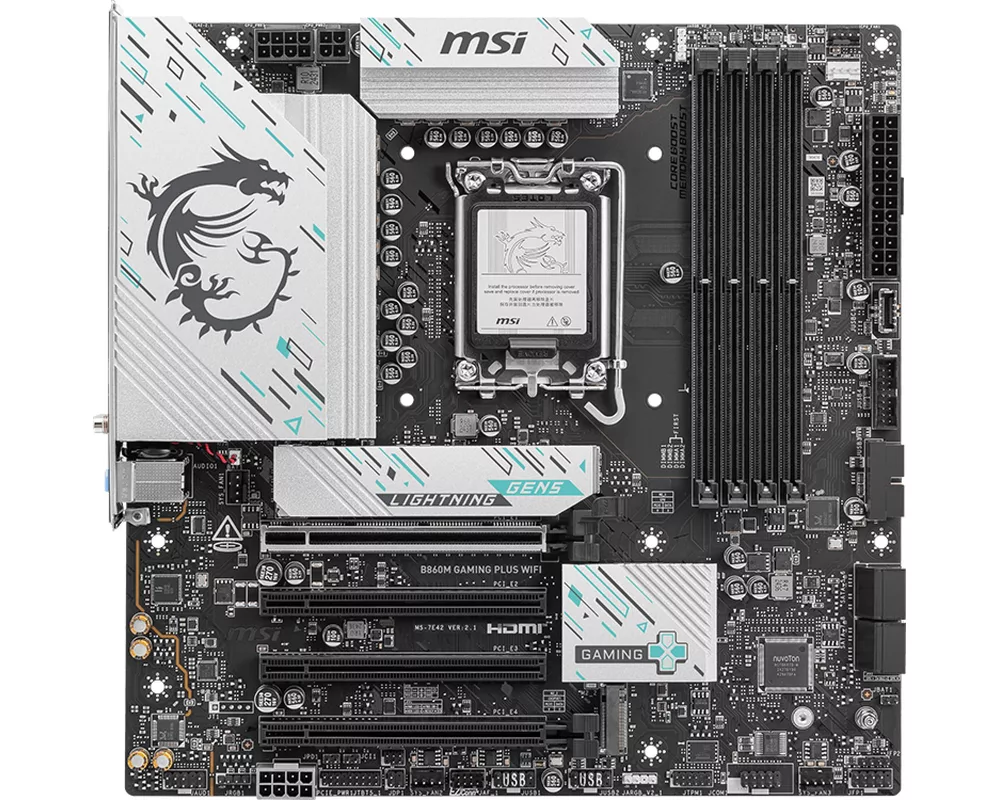 Дънна платка MSI B860M GAMING PLUS WIFI 2