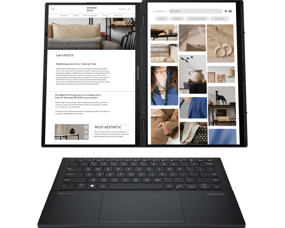 Лаптоп Asus ZenBook Duo 14 UX8406CA-PZ042X 20 Лаптоп Asus ZenBook Duo 14 UX8406CA-PZ042X 20