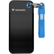 Verbatim Pocket SSD USB 3.2 Gen 2 1TB Black/Blue 793855 32191 на топ цена - PIC.bg