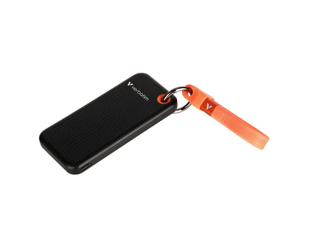 SSD Verbatim Pocket SSD USB 3.2 Gen 2 1TB Black/Orange 3
