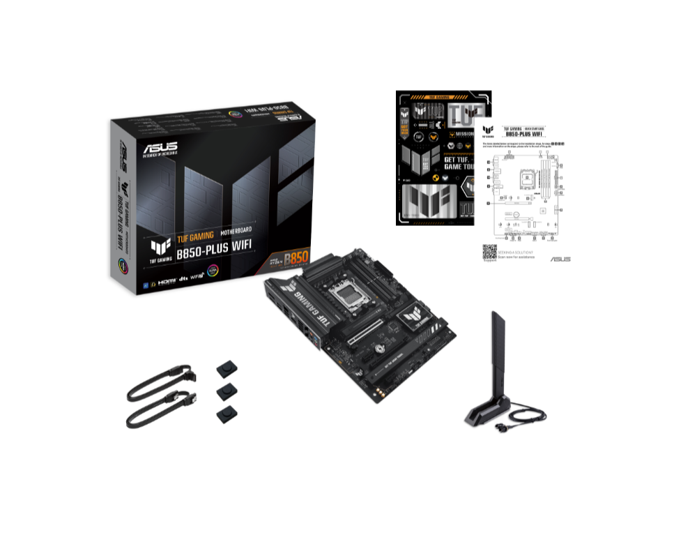 Дънна платка ASUS TUF GAMING B850-PLUS WIFI 7 socket AM5 12