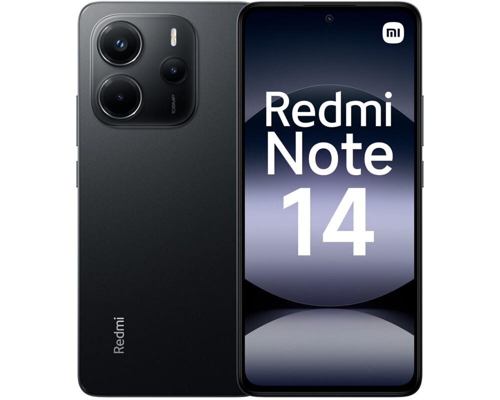 Смартфон  Xiaomi Redmi Note 14 4G, 8GB, 256GB, Midnight Black