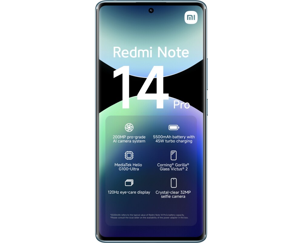 Смартфон Xiaomi Redmi Note 14 Pro 4G, 8GB, 256GB Ocean Blue 2