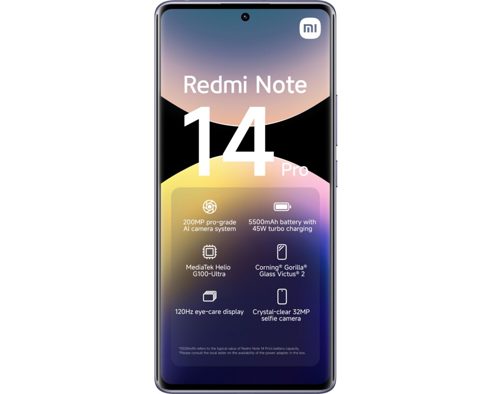 Смартфон  Xiaomi Redmi Note 14 Pro 4G, 8GB, 256GB, Aurora Purple 2