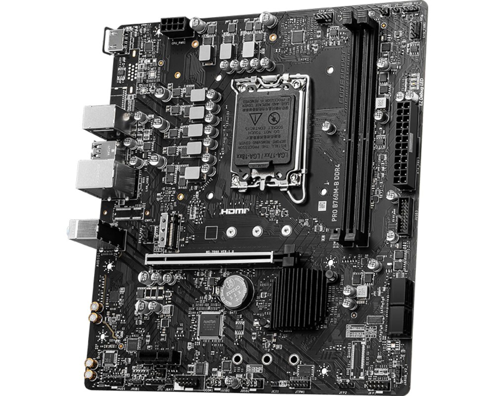 Дънна платка MSI PRO B760M-B DDR4 3