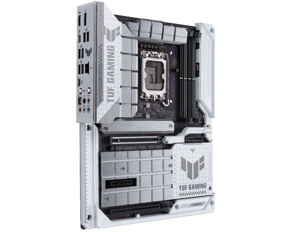 Дънна платка и Видео карта ASUS TUF GAMING Z790-BTF WIFI DDR5 + ASUS TUF RTX 4070 TI SUPER BTF 16GB GDDR6X 3