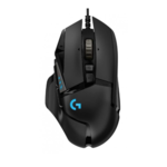 <span>Мишка</span> Геймърска мишка Logitech G502 HERO Black <span class='catalog-num-in-name'>910-005471</span> - 
