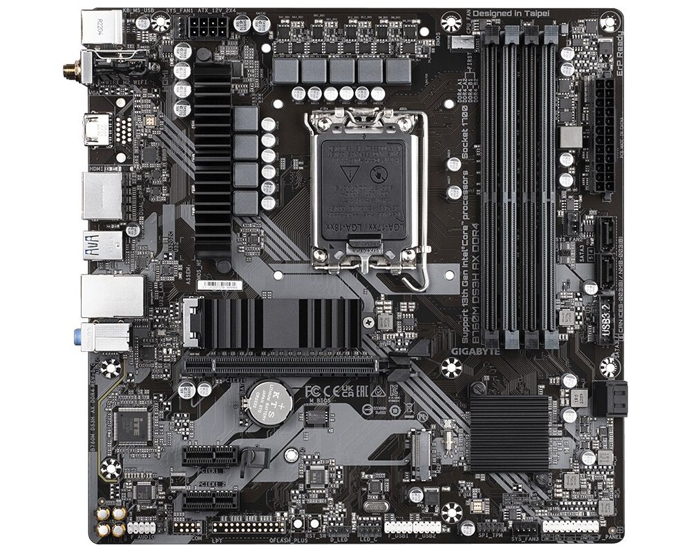 Дънна платка GB B760M DS3H AX DDR4 2