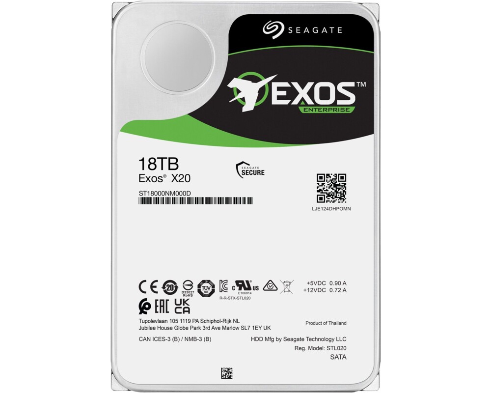 Твърд диск SEAGATE Ironwolf PRO Enterprise NAS HDD 2x4TB 7200rpm 6Gb 2