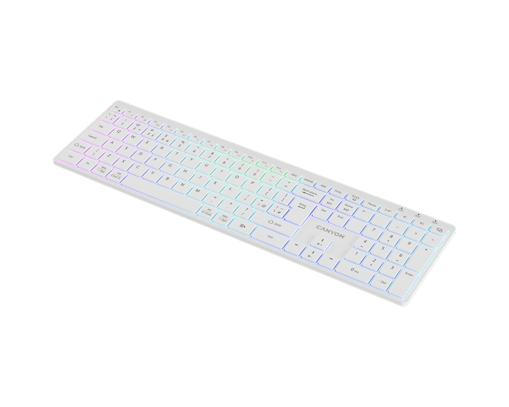 Клавиатура CANYON keyboard HKB-W11 UK/US RGB Dual M... 4