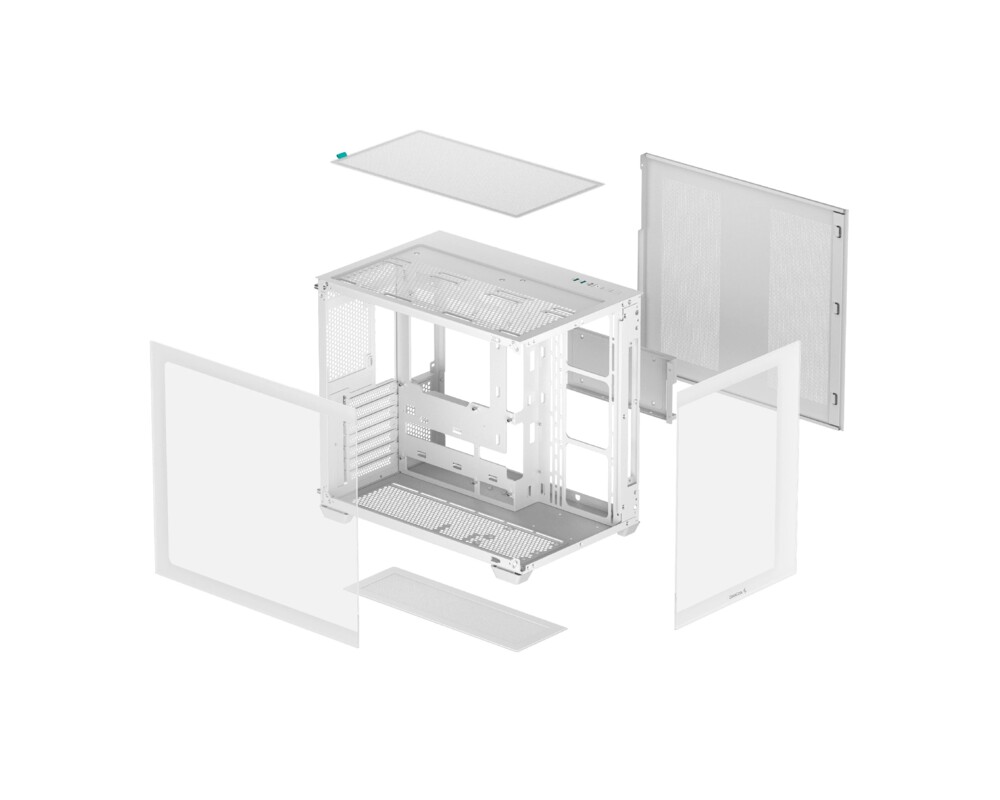 Кутия DeepCool ATX - CG530 White 12
