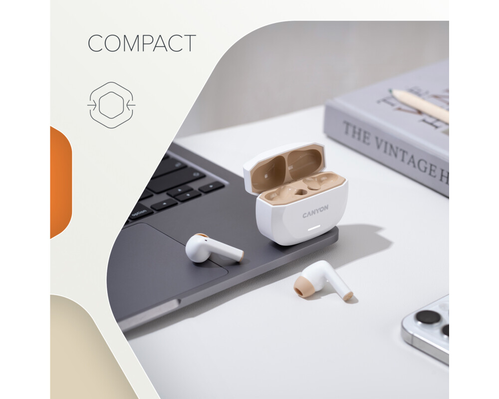 Слушалки Безжични слушалки Canyon HEXAGON 7, черен/жълт 10