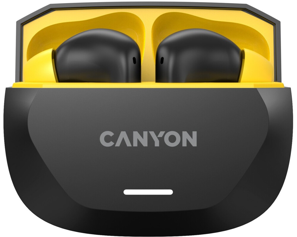 Слушалки Безжични слушалки Canyon HEXAGON 7, черен/жълт 2