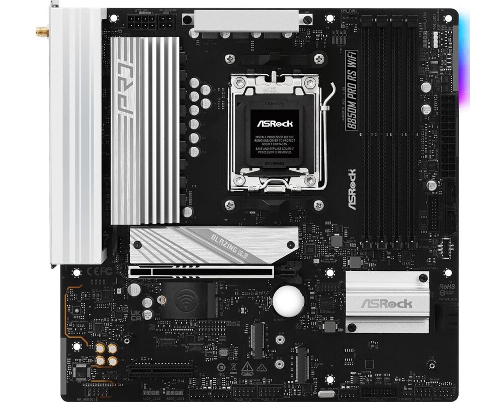 Дънна платка ASRock B850M Pro RS WIFI 6E socket AM5 2