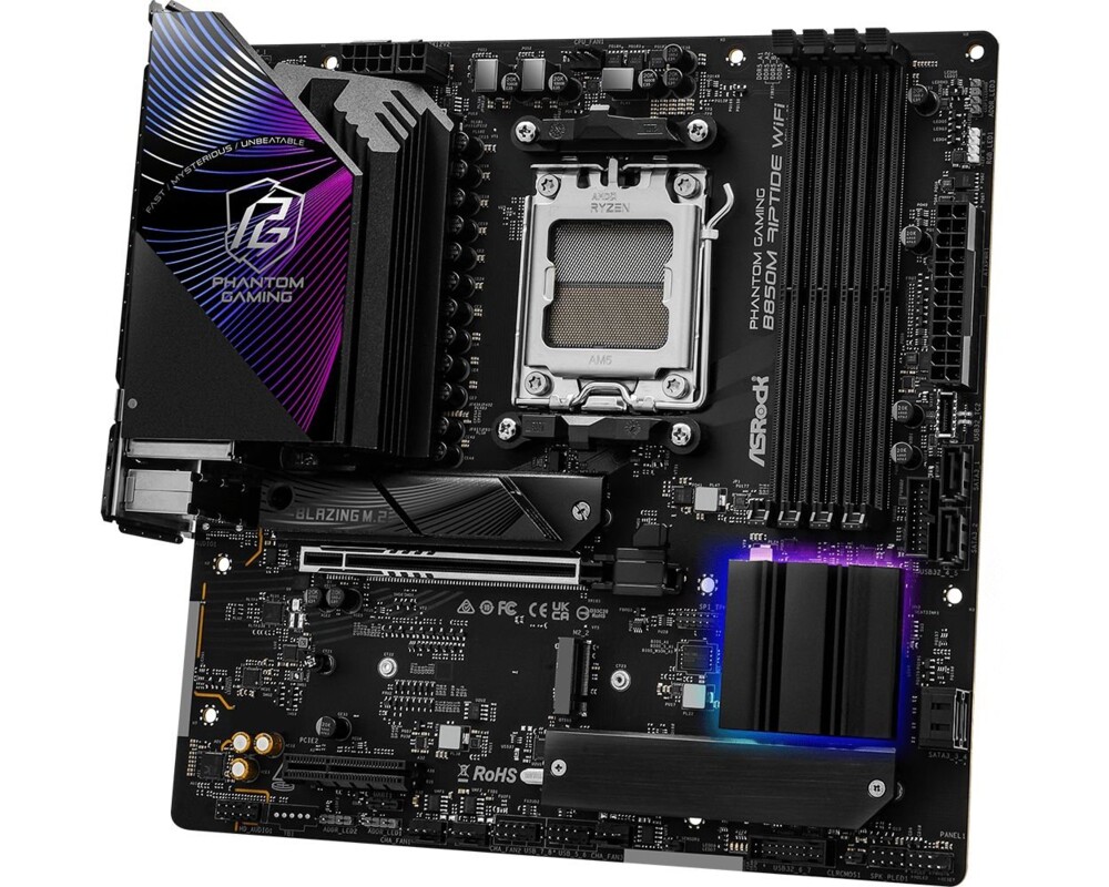 Дънна платка ASRock B850M RIPTIDE WIFI7 socket AM5 4