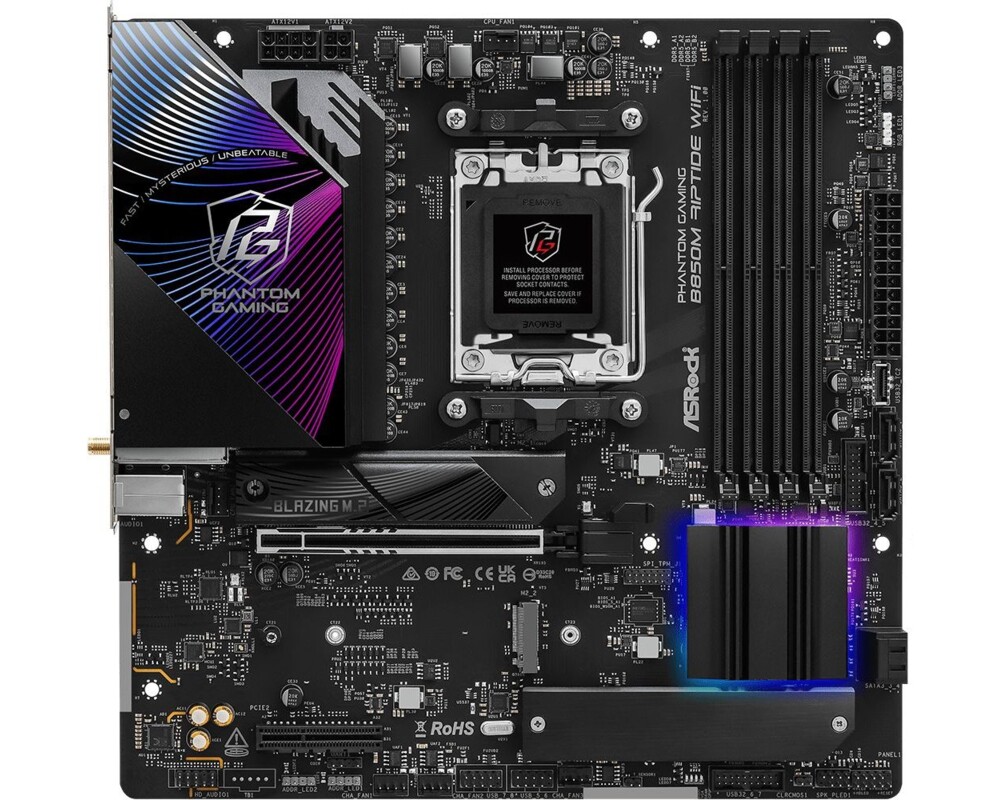 Дънна платка ASRock B850M RIPTIDE WIFI7 socket AM5 2