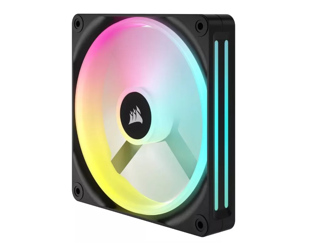 Вентилатор CORSAIR QX RGB Series, iCUE LINK QX140 RGB, 140mm Magnetic Dome RGB Fan, Dual Fan Kit 5