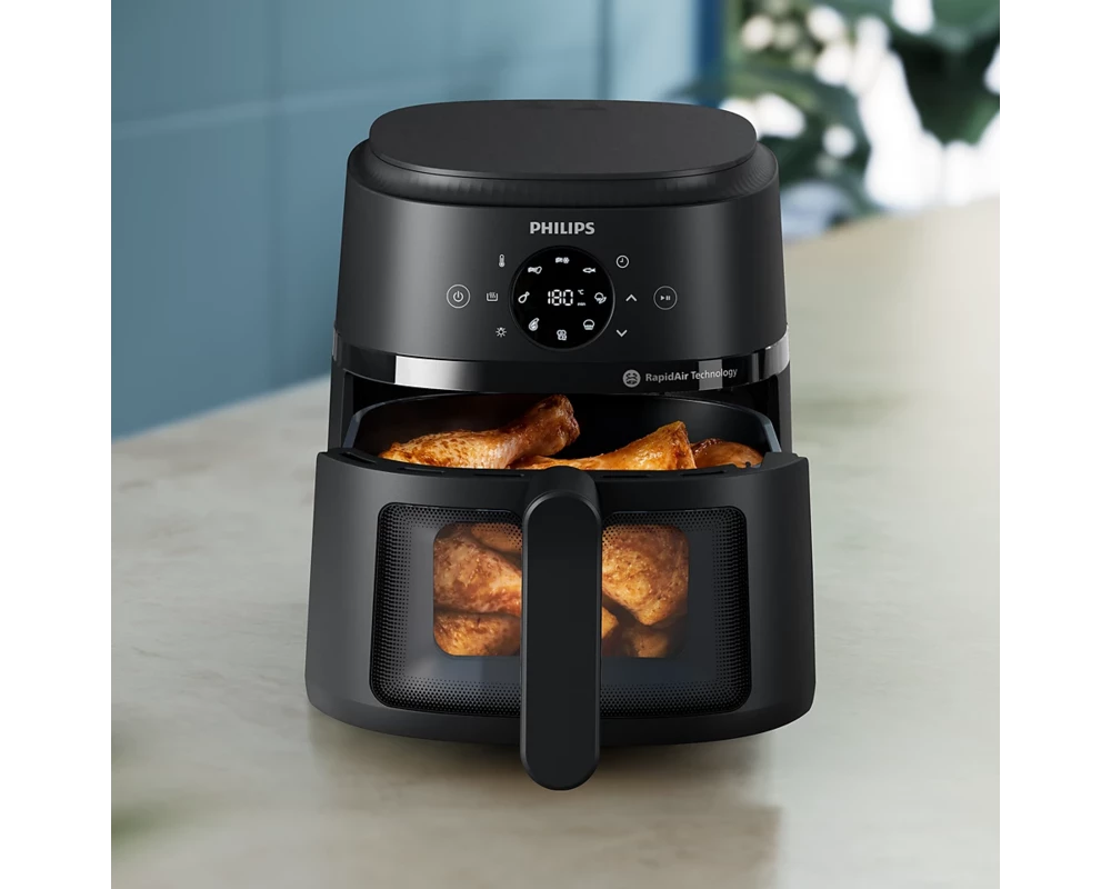 Уред за здравословно готвене PHILIPS Airfryer Series 2000 4.2l Rapid Air LED Dislpay 2