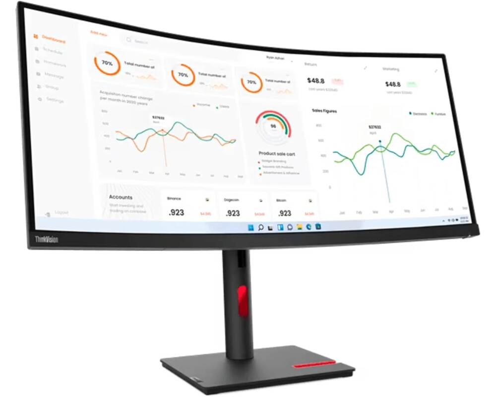 Монитор 34" Lenovo ThinkVision T34w-30 2