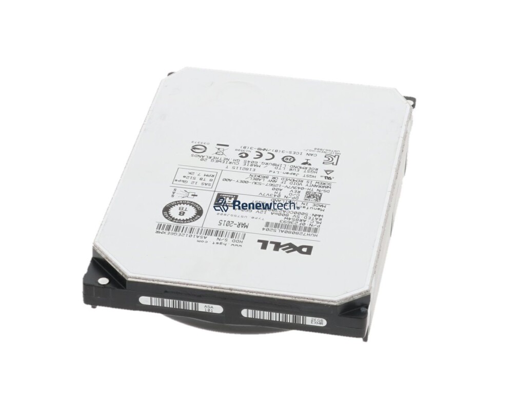 Твърд диск Dell 8TB Hard Drive SAS 12Gbps 7.2K 512e 3.5in Hot-Plug 2