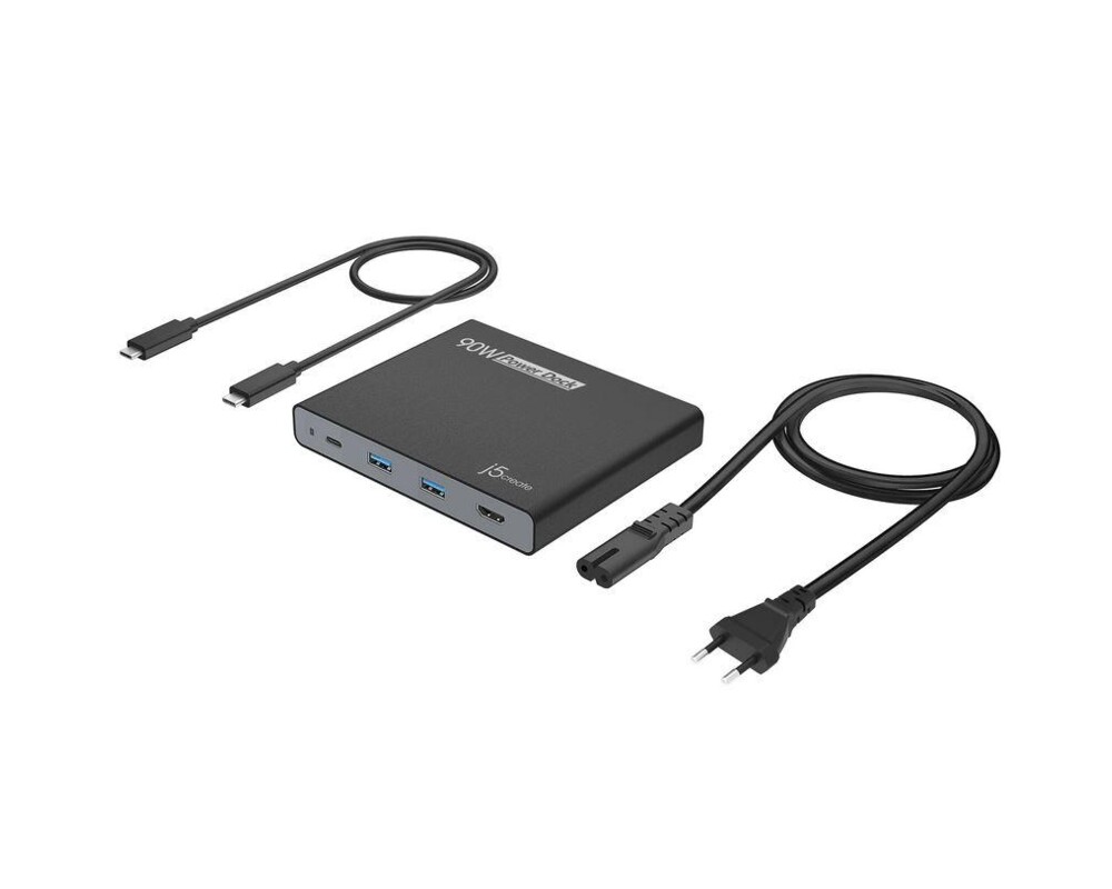 Докинг станция Докинг станция j5create JCDP392 90W Built-in USB-C, Travel Dock 3