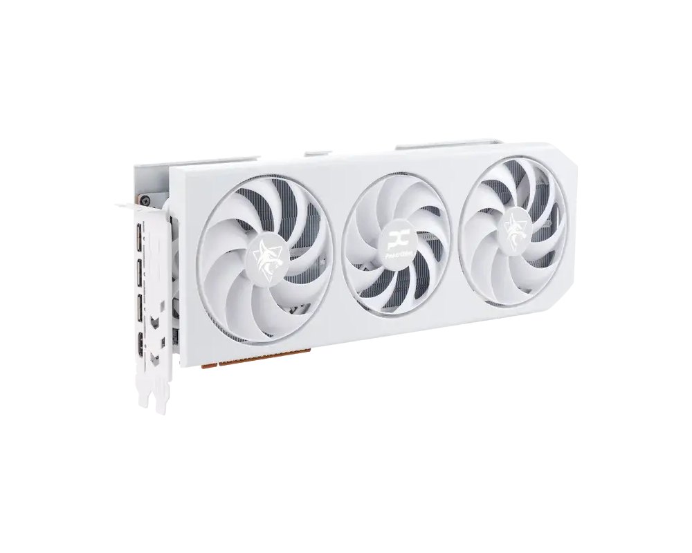 Видеокарта PowerColor Radeon RX 9070 XT Hellhound White 16GB GDDR6 2
